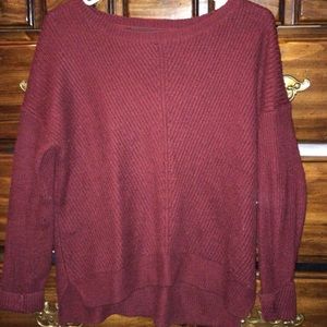 Maroon target sweater great for layering